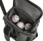 Top view of Rawlings Training Backpack with three baseballs - SKU: R701 image number null