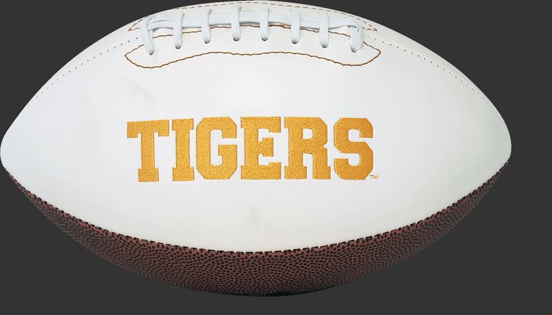 White NCAA Missouri Tigers Football With Team Name SKU #05733086121
