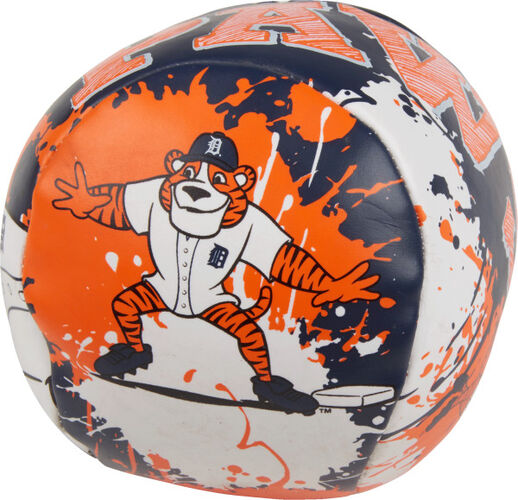 Rawlings Detroit Tigers Quick Toss 4'' Softee Baseball With Team Mascot On Front In Team Colors SKU #01320027112