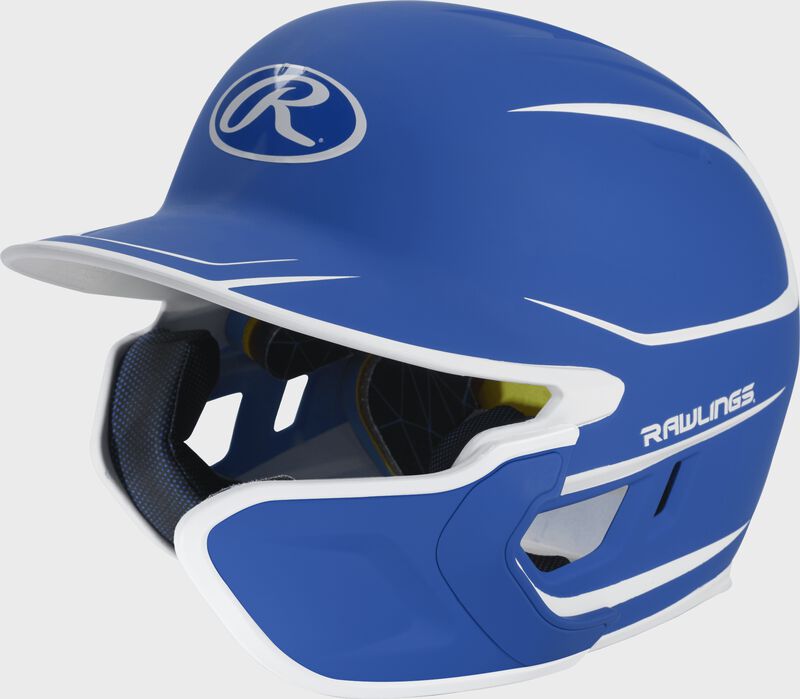 Mach Right Handed Batting Helmet with EXT Flap, 1-Tone & 2-Tone