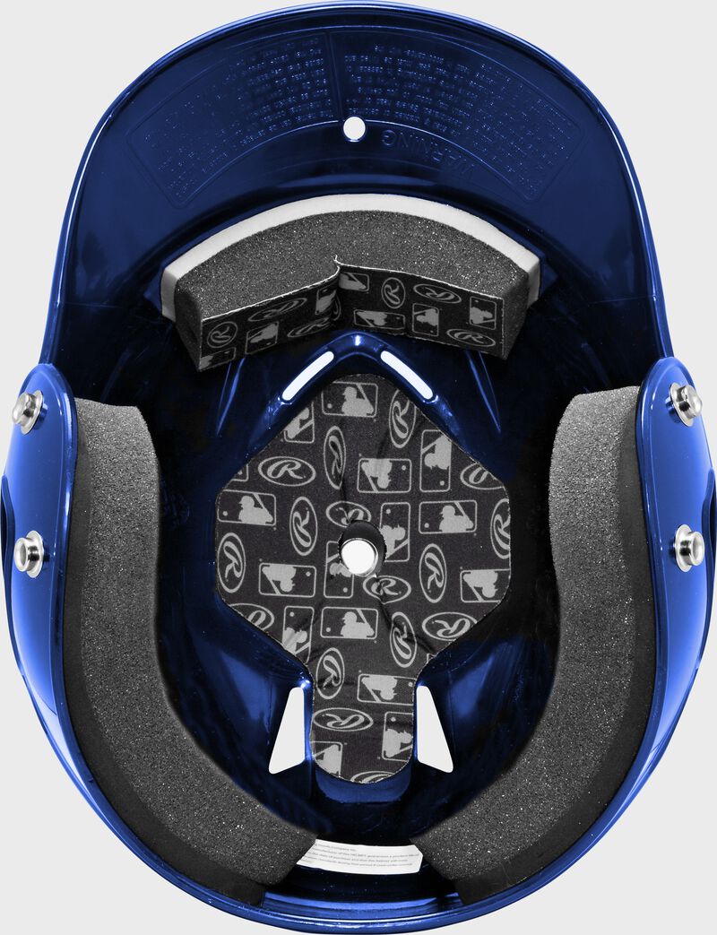 Inside view of a Royal Coolflo Batting Helmet | SKU: RCFH-R