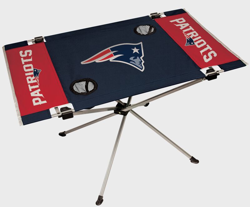 A New England Patriots endzone table