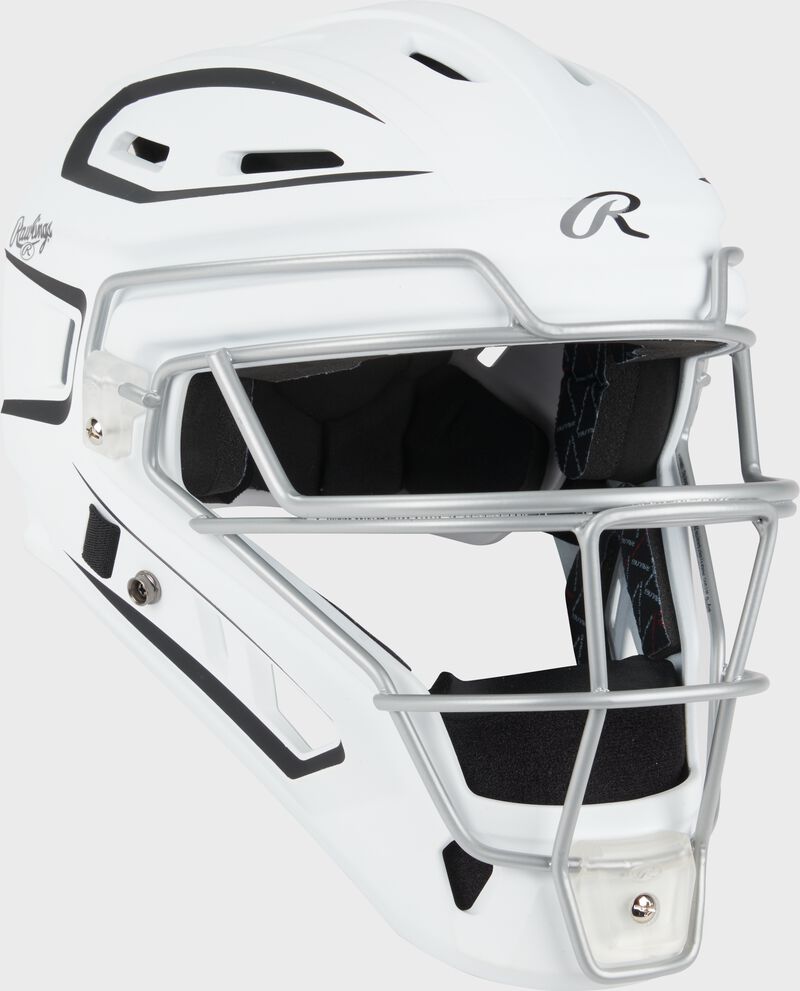 Limited Edition Mach Splatter Catcher's Gear Set, Adult, Black/White