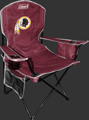 Front of Rawlings Burgundy NFL Washington Redskins Cooler Chair With Team Logo SKU #02771087112
