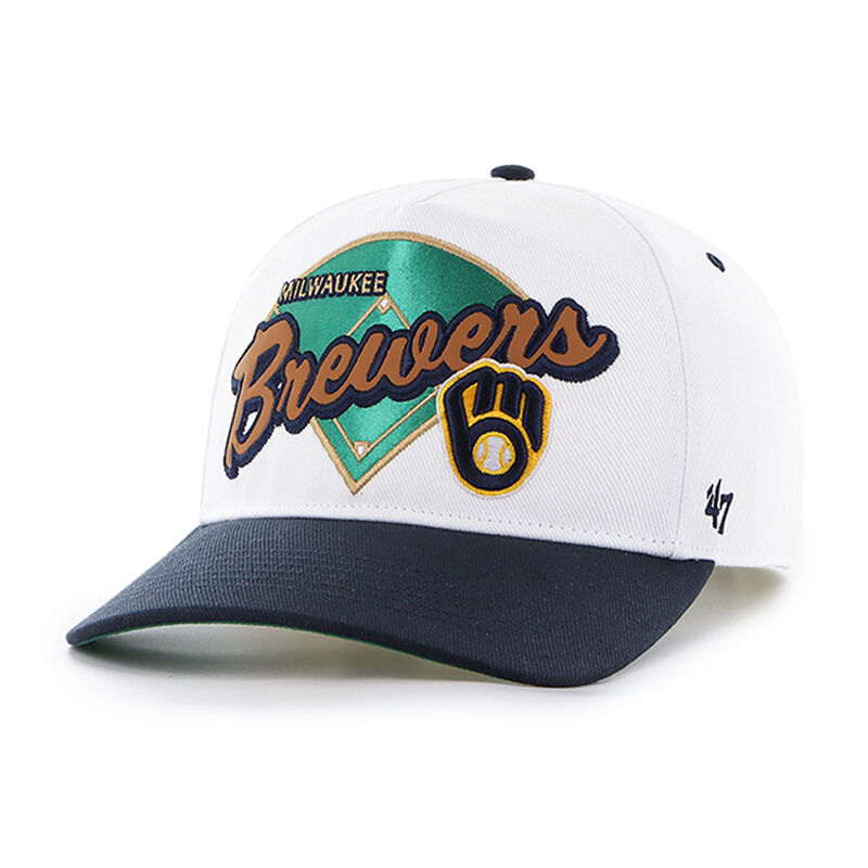 Milwaukee Brewers Rawlings Infield '47 Brand Hitch Hat