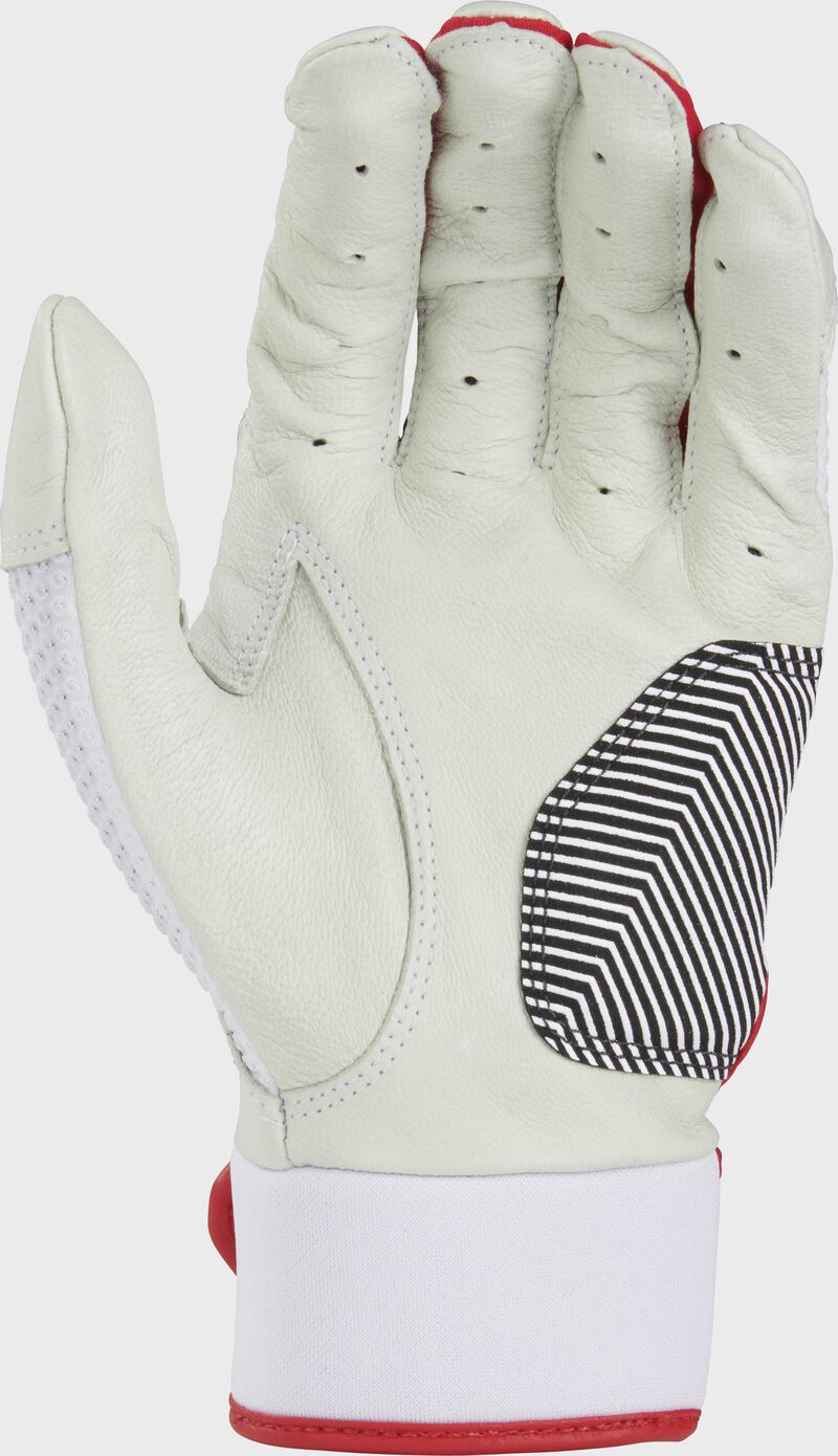 White palm of a USA 2022 Workhorse batting glove - SKU: WH22BG-USA