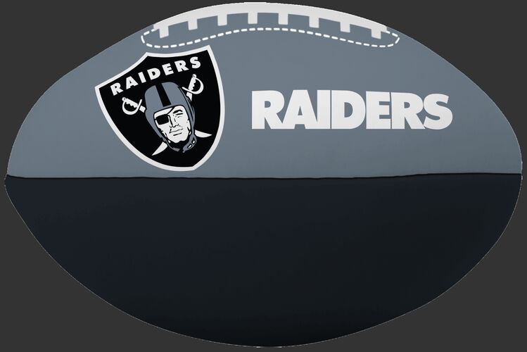 NFL Oakland Raiders Big Boy softee football in team colors with team logos SKU #03211072111
