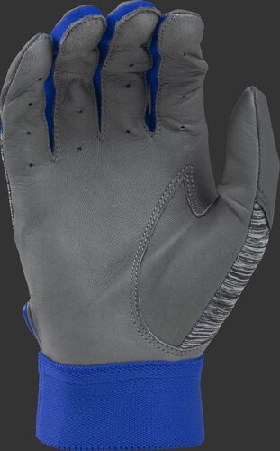 Grey palm of a 5150GBG-R Rawlings 5150 batting glove