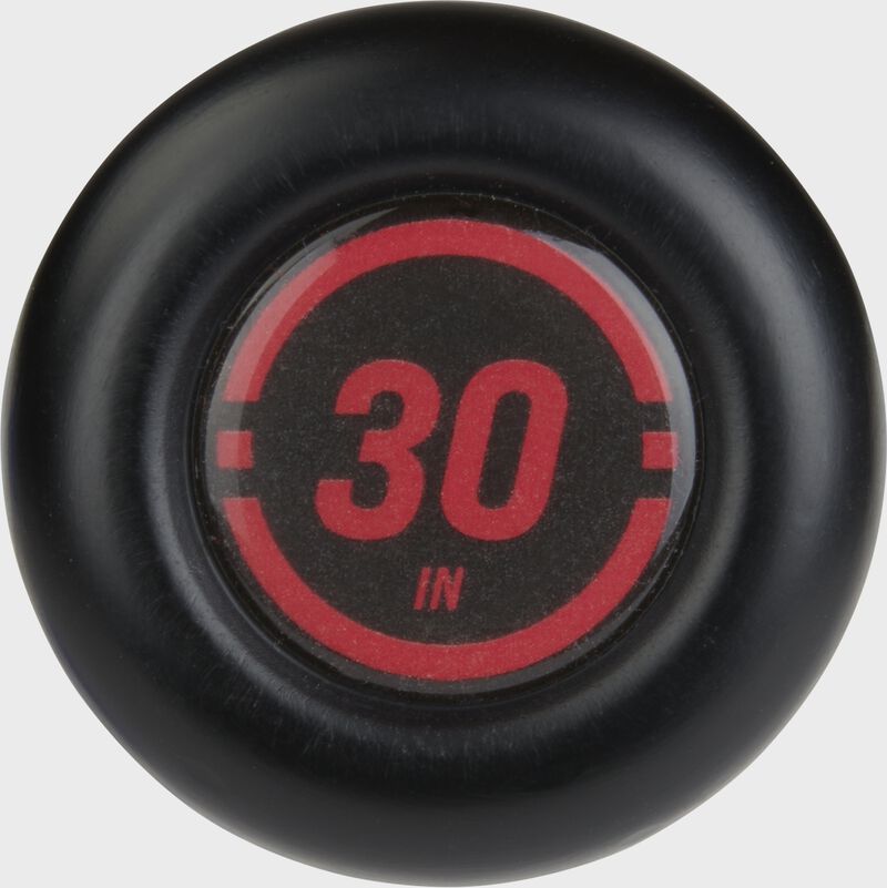 Black knob of a Rawlings 5150 USSSA bat - SKU: RUT3510