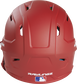 Back-side view of Scarlet Rawlings Mach Carbon Batting Helmet - SKU: MAAR image number null