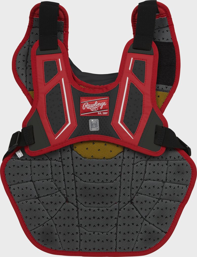 Rawlings Velo 2.0 Chest Protector, Meets NOCSAE