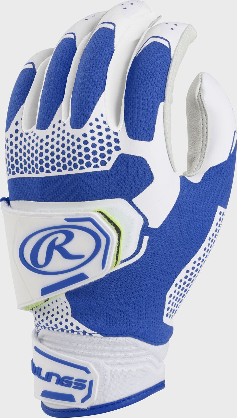 Back of a royal 2022 Women's workhorse pro batting glove - FP2PBG-R