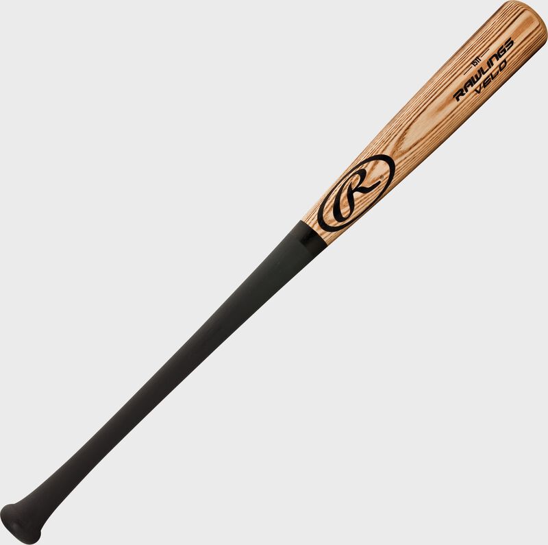 Angled view of a Rawlings Ash youth wood bat - SKU: 151T