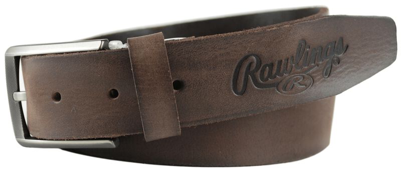 Twisted Brown Leather Belt