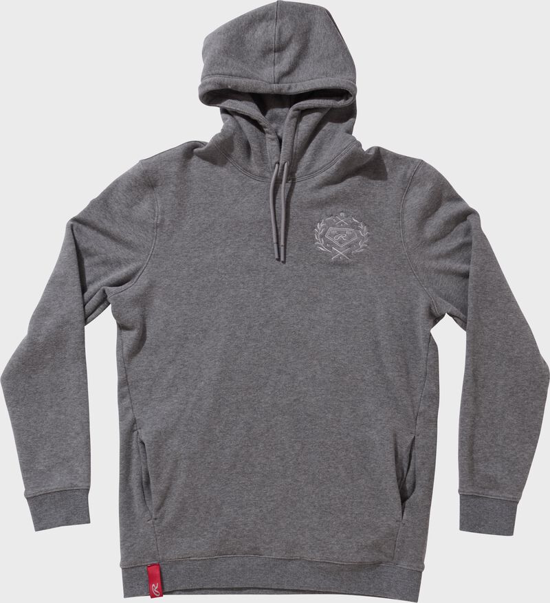 Rawlings x The Normal Brand Puremeso Fleece Hoodie, Athletic Grey, Adult 3XL