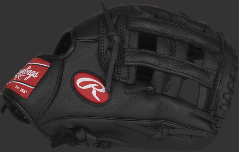 SPL112CS 11.25-inch Select Pro Lite Corey Seager youth infield glove with a black thumb and black H web