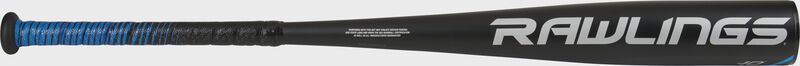 Rawlings logo on the barrel of a 2021 5150 USA bat - SKU: US15