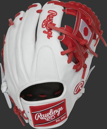 PRO204-2JP 11.5-Inch Heart of the Hide Japan glove with a white back
