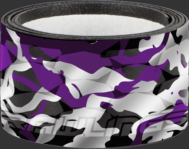 GRIPPS-PURPJOLT purple, grey and black replacement bat grip