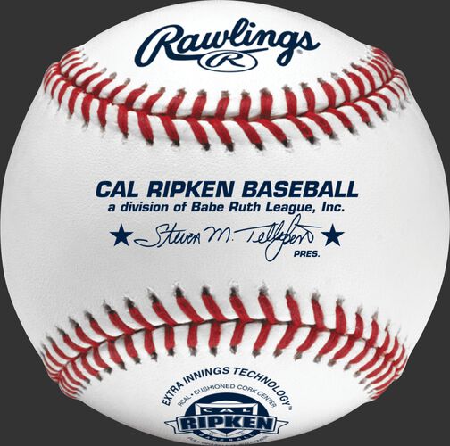 RCAL Cal Ripken youth tournament grade baseball with raised seams