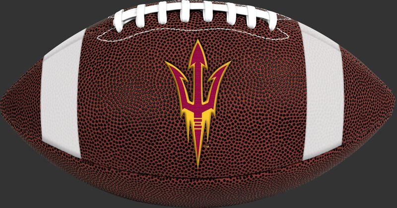 Brown NCAA Arizona State Sun Devils Football With Team Logo SKU #04623001811
