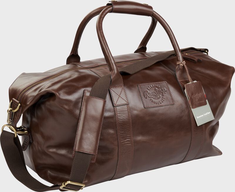 leather duffle bag