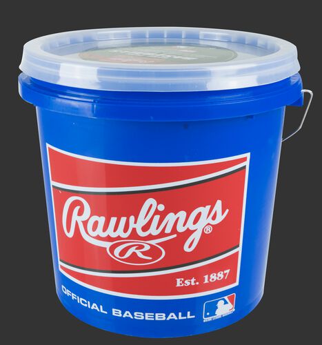 Blue R12UBUCK24 bucket of 12U game balls