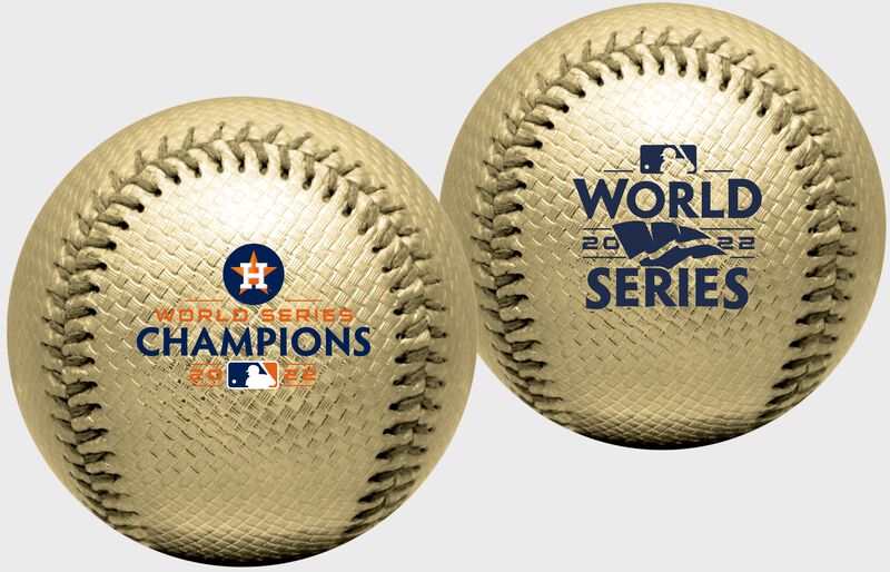 Rawlings, 2022 Houston Astros World Series Champions Gold Replica Baseball, MLB League