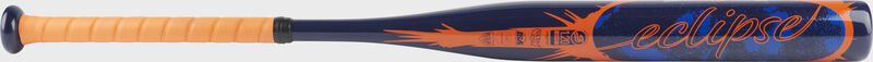 Barrel of a black 2022 eclipse fastpitch bat - SKU: FP2E12