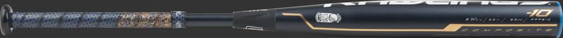 FPPE10 Rawlings fastpitch softball bat with a black barrel and rose gold accents