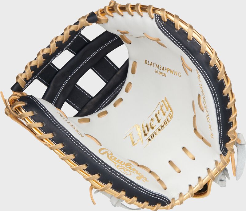 Liberty Advanced Color Series 34 in Catcher's Mitt, White/Navy, Right