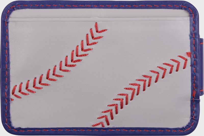 Rawlings "Pop" Baseball Stitch Front Pocket Wallet