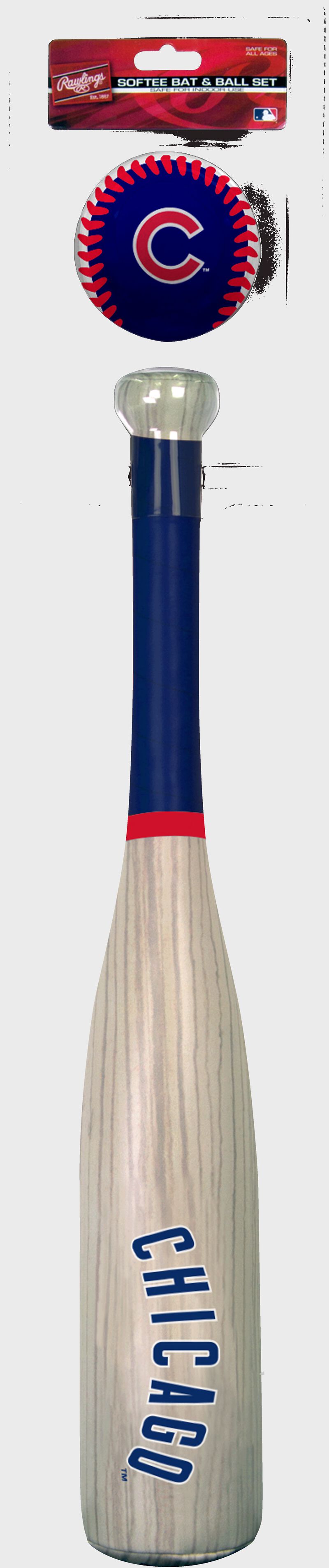 A Chicago Cubs grand slam softee bat & ball set - SKU: 0738008111