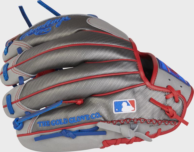 Hyper Shell back of a Heart of the Hide R2G infield glove with the MLB logo on the pinky - SKU: RSGPROR205-2GCF