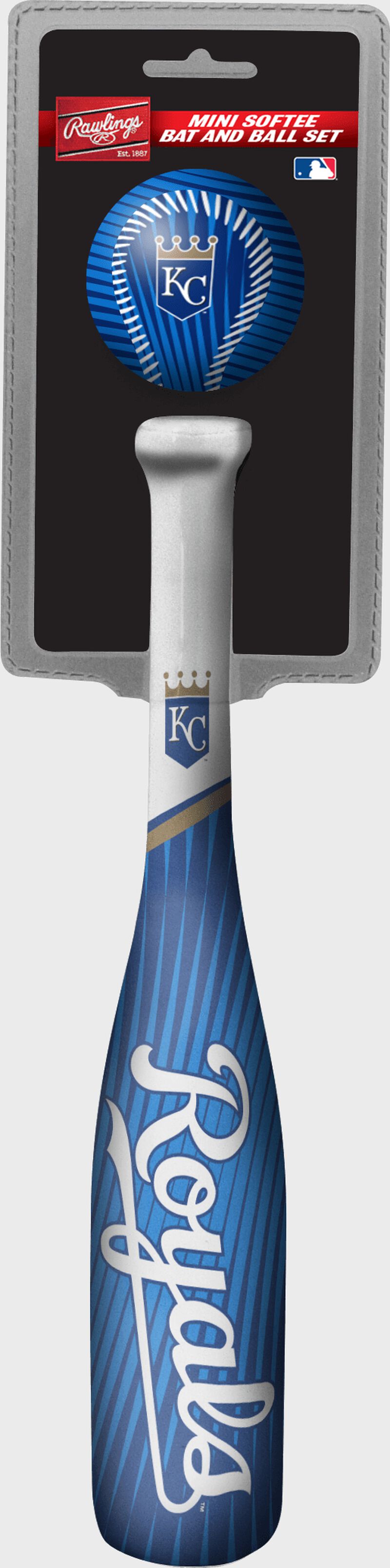 MLB Kansas City Royals Slugger Softee Mini Bat and Ball Set loading=