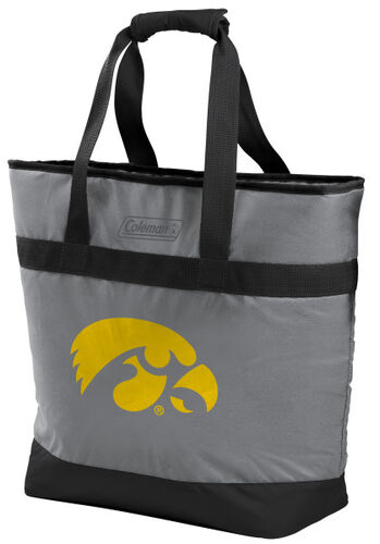 Rawlings Iowa Hawkeyes 30 Can Tote Cooler In Team Colors With Team Logo On Front SKU #07883075111