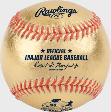 Gold Aaron Judge AL Home Run Record Commemorative Baseball