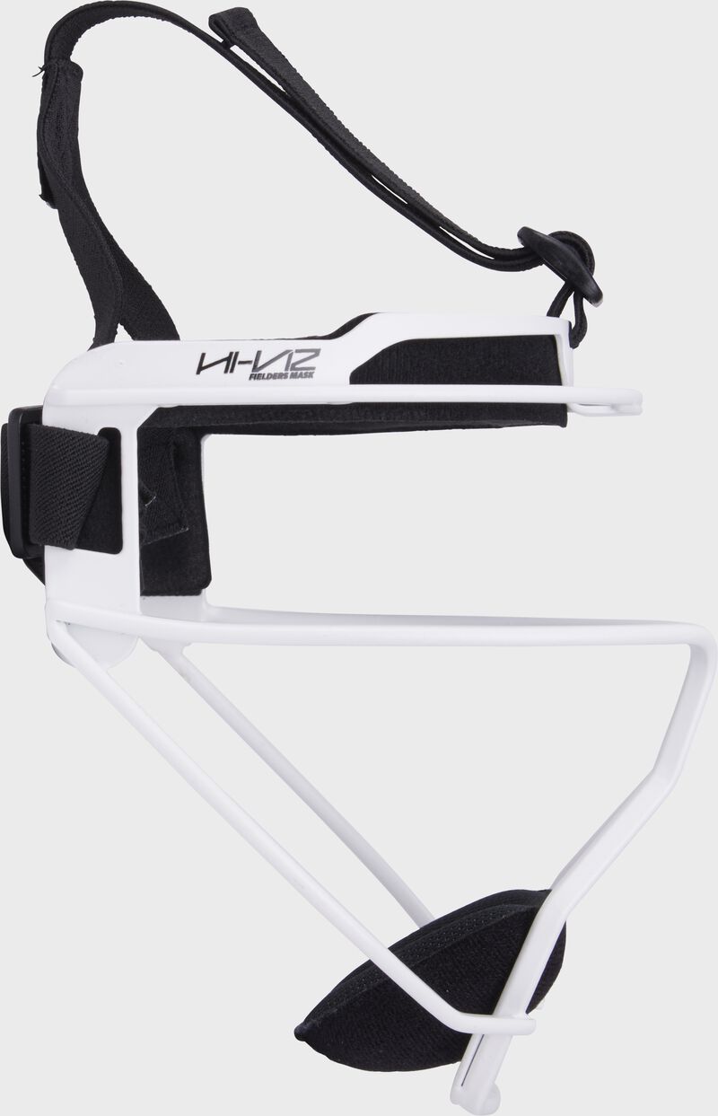 Rawlings Hi-Viz Softball Fielder's Mask, White, Youth