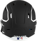 Back-side view of Rawlings Mach Carbon Batting Helmet - SKU: MAAR image number null