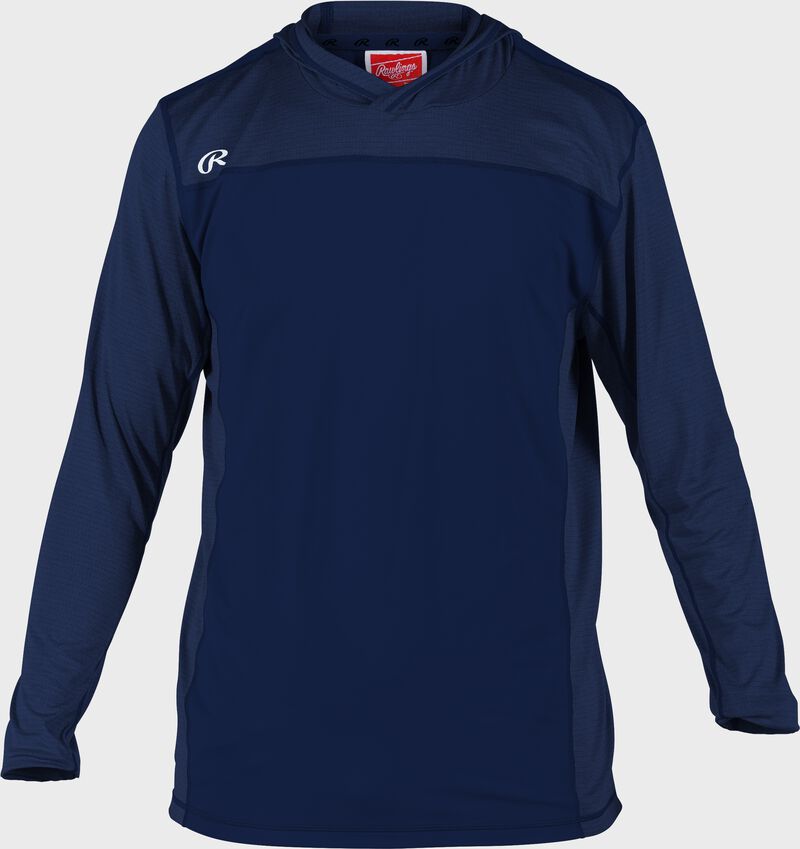 Rawlings ColorSync Lightweight Hoodie, Youth S, Navy