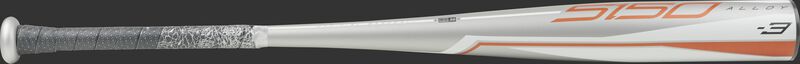 BBZ53 BBCOR 5150 one-piece alloy bat with a grey barrel and black/grey bat grip