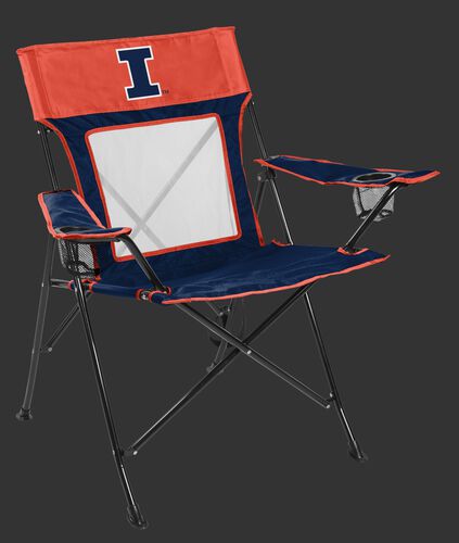 Front of Rawlings Navy and Orange NCAA Illinois Fighting Illini Game Changer With Team Logo SKU #00643029111