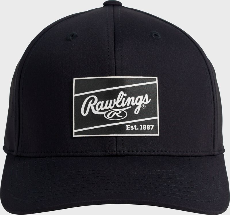 Rawlings Performance Snapback Hat, Black