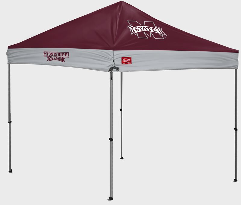 A Mississippi State Bulldogs 9'x9' straight leg canopy