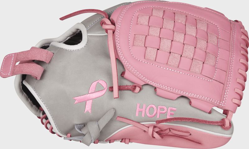 Heart of the Hide 12.5 in Breast Cancer Awareness Fastpitch Glove