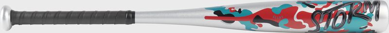 Barrel of a Rawlings Storm -12 t-ball bat - SKU: TB2S12