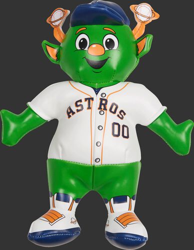 Rawlings MLB Houston Astros Mascot Softee With White Team Jersey and Backwards Team Hat SKU #03770002111