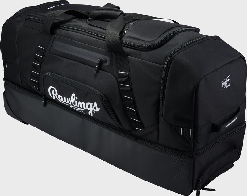 Rawlings YADI2 Luggage Wheeled Equipment Bag, Black