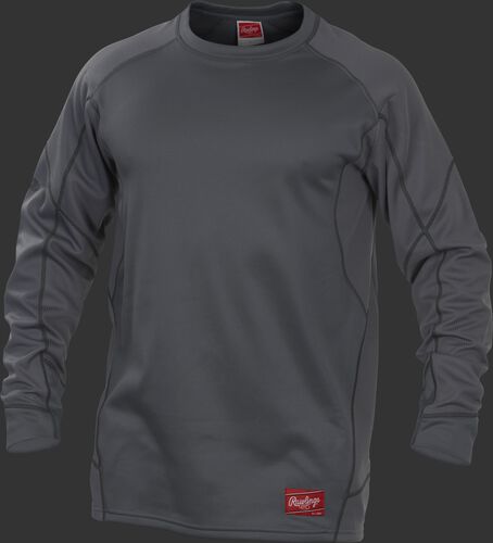 A grey YUDFP4 Dugout fleece pullover with a grey body and grey sleeves
