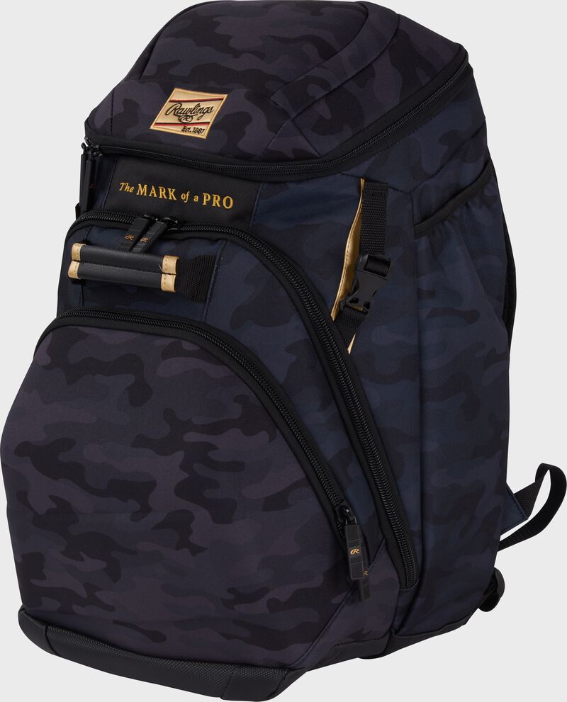 Rawlings Gold Collection Backpack, Black Camo, RSGGCBKPK-BKCM